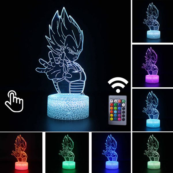 Luminárias 3D LED - O Grande Vegeta