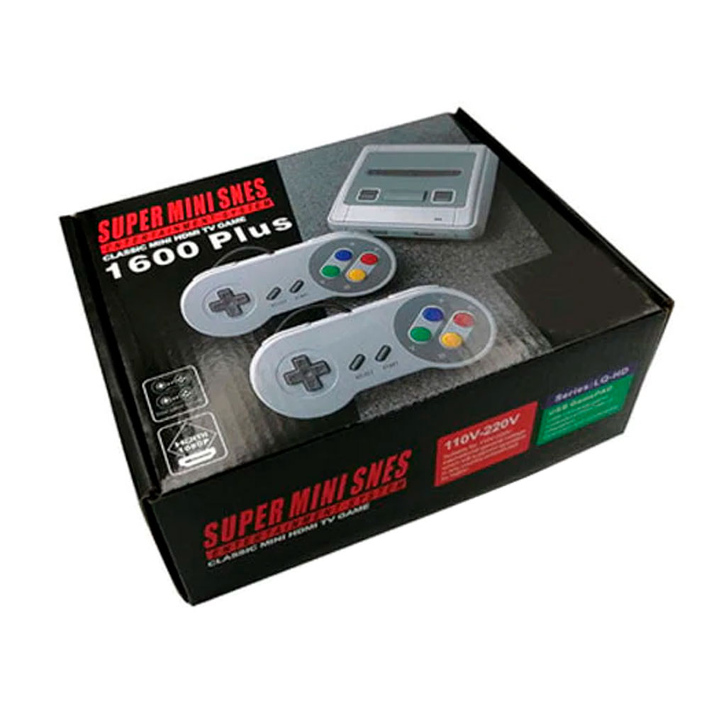 Video Game Super Mini Nintendo 12 Mil Jogos C/ 2 Controles Super Nes