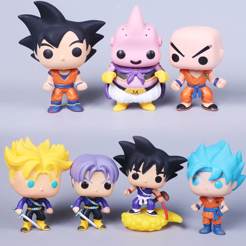 Son Goku DBZ Anime Desenho Animado Mini Figuras Bloco Brinquedos Celular  Piccolo Dragão Bola Plástica Brinquedo Presente - Escorrega o Preço